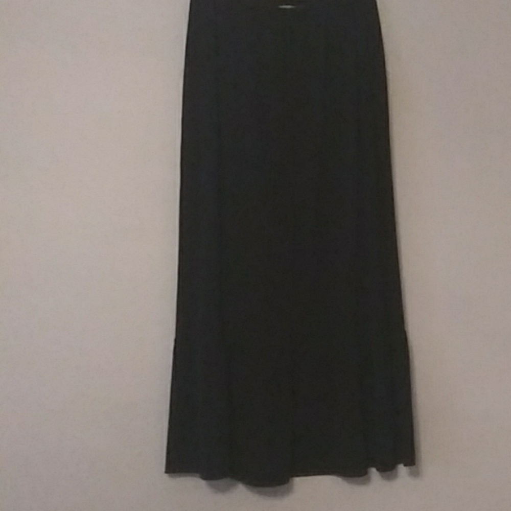 Black maxi skirt
